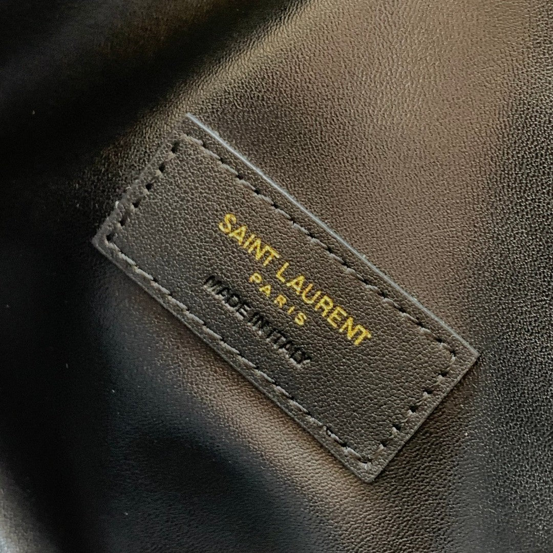 Saint Laurent Gaby Small Quilted Leather Camera Bag - Black