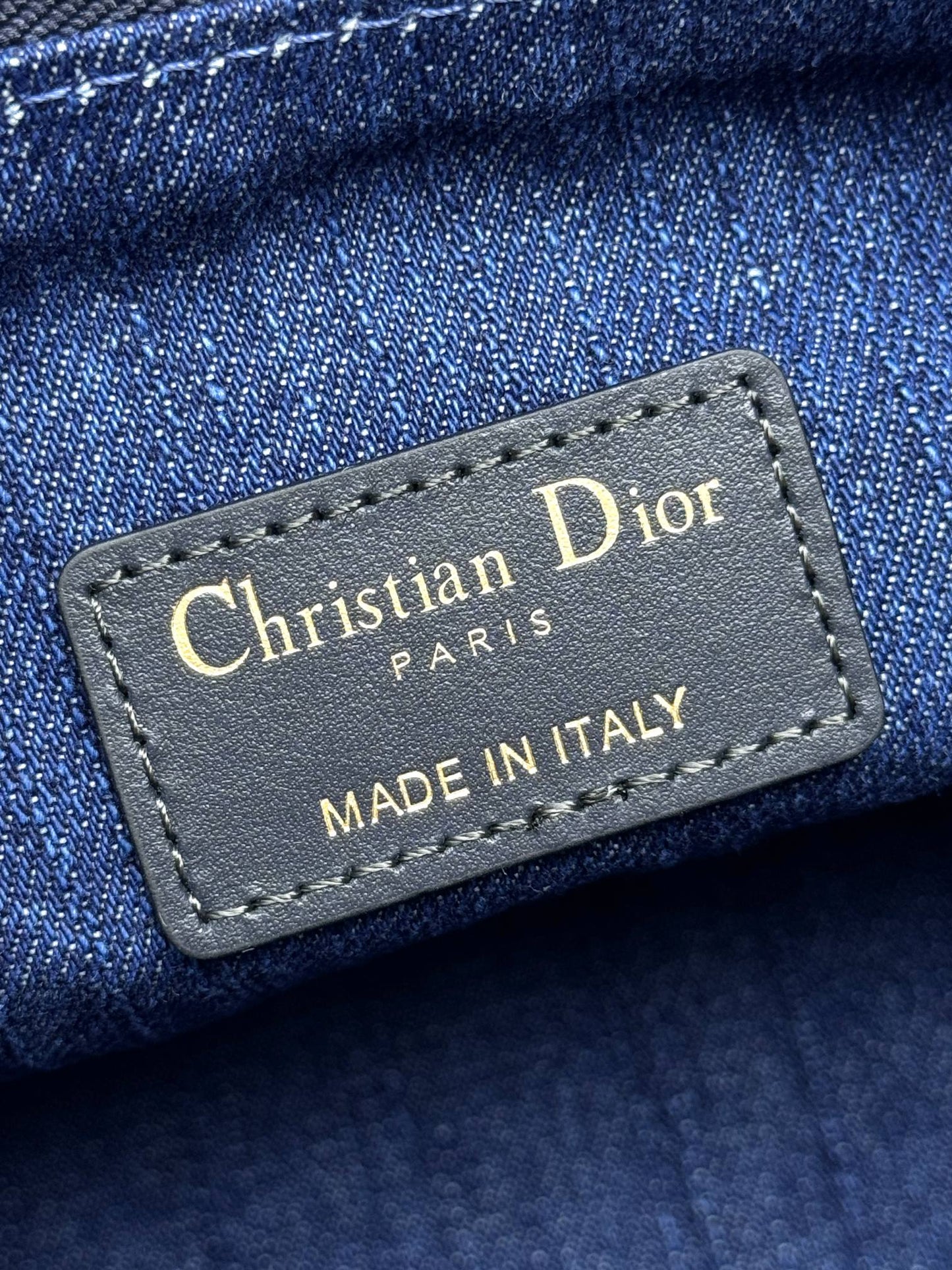 Dior Blue Oblique Jacquard Shoulder Bag - Christian Dior Handbag