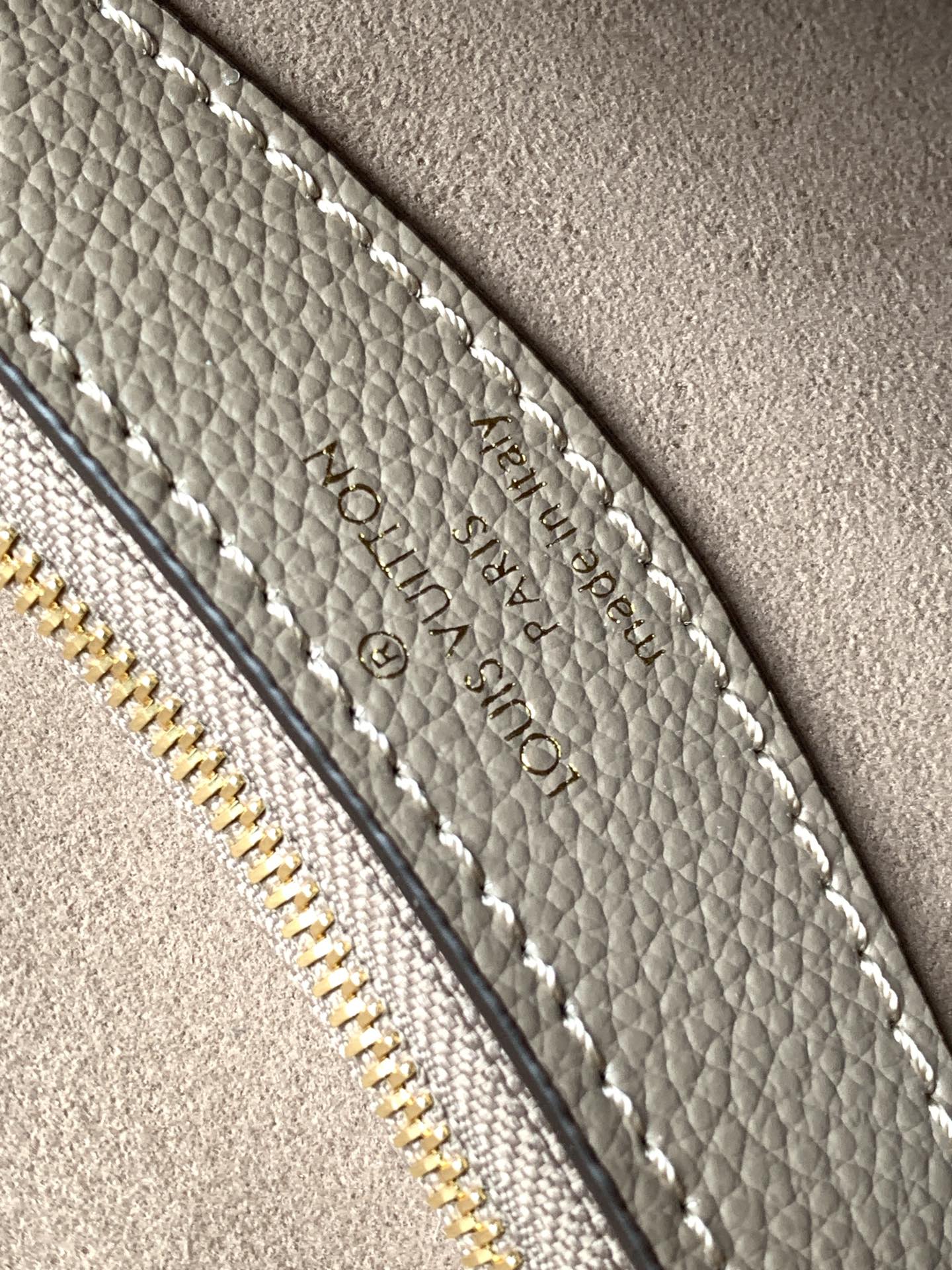 Louis Vuitton Diane Monogram Empreinte Leather Shoulder Bag - Tourterelle/Crème