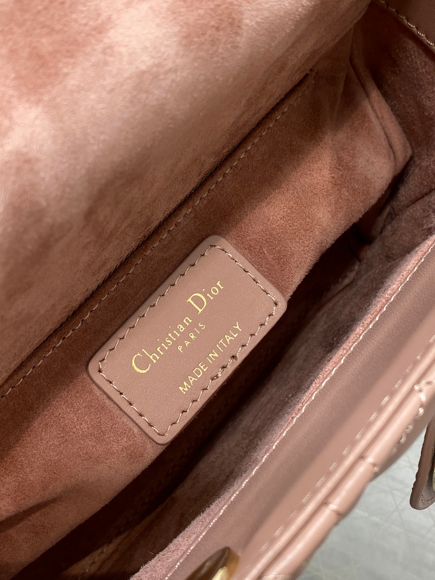 Lady Dior My ABC Dior Small Bag - Blush Pink Cannage Lambskin