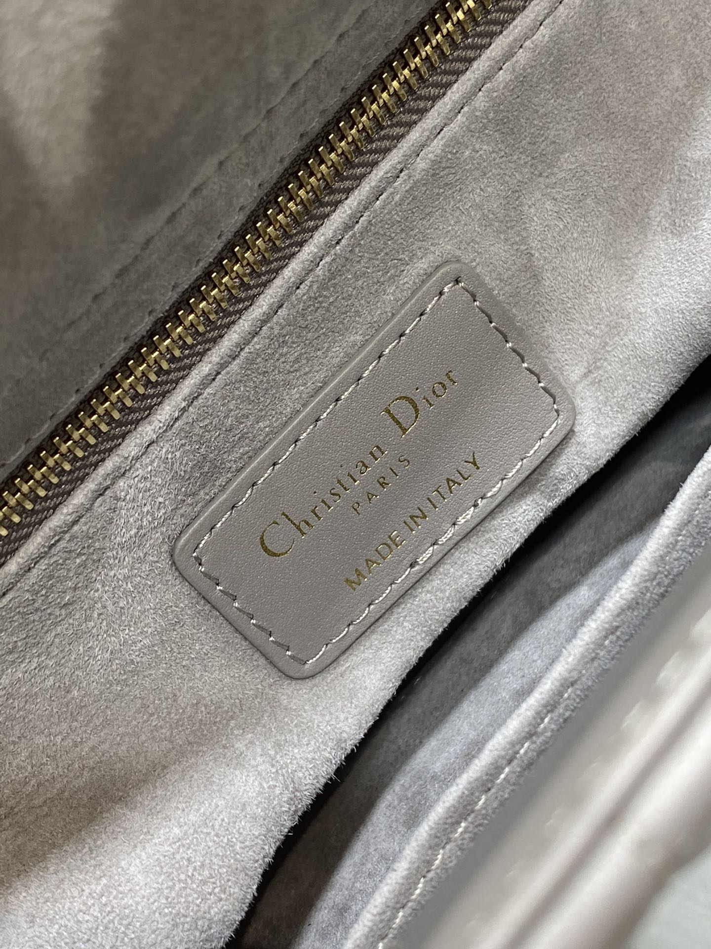 Lady Dior My ABCDior Bag - Grey Cannage Lambskin