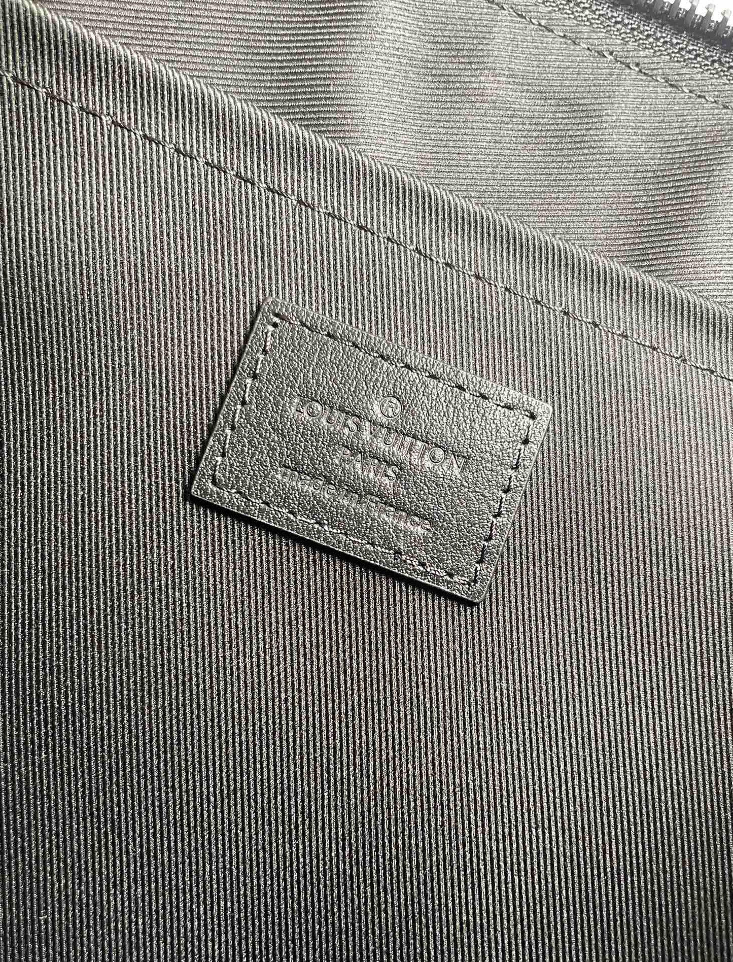 Louis Vuitton Monogram Eclipse Pochette Voyage MM Pouch