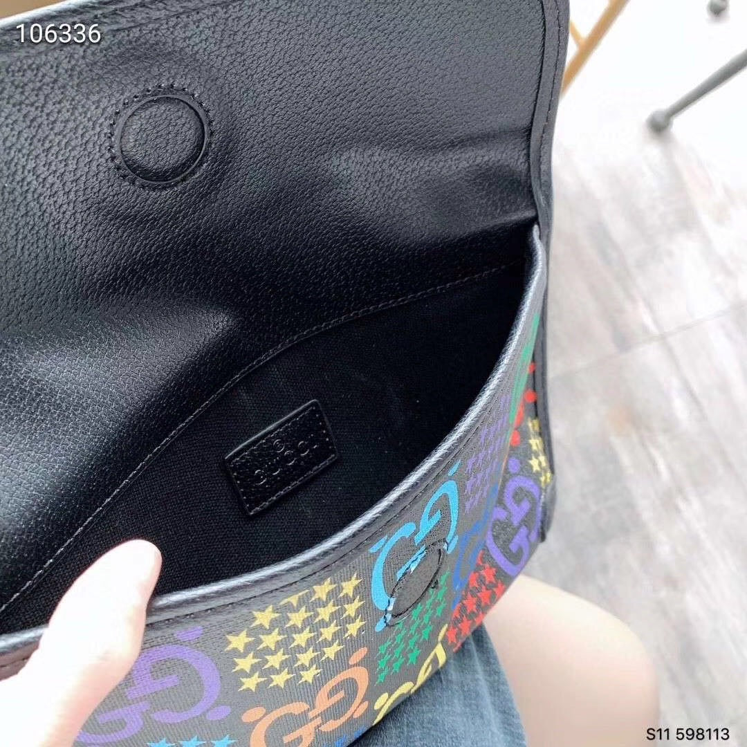 Gucci Psychedelic GG Supreme Belt Bag - Multi-Color Monogram Waist Bag