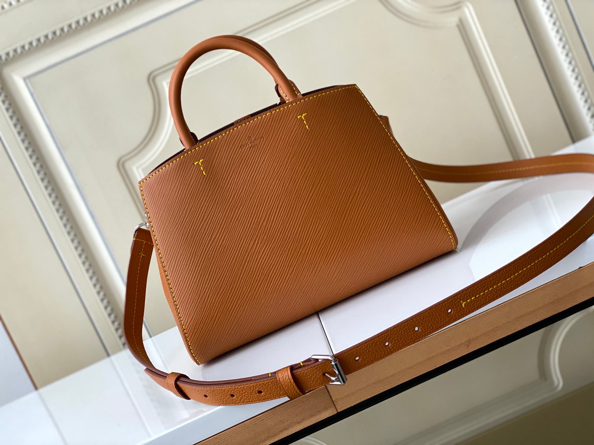 Louis Vuitton Marelle Tote BB Epi Leather Handbag - Honey Gold