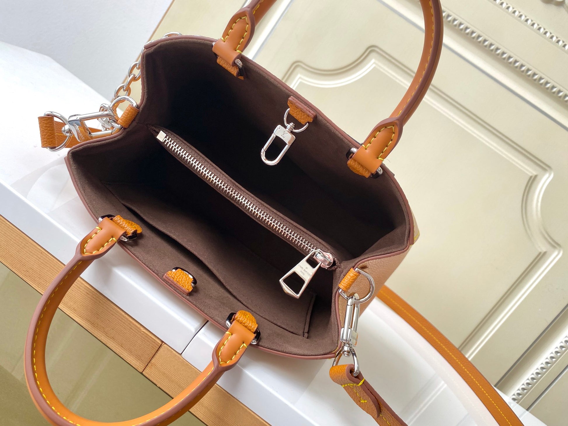 Louis Vuitton Marelle Tote BB Epi Leather Handbag - Honey Gold