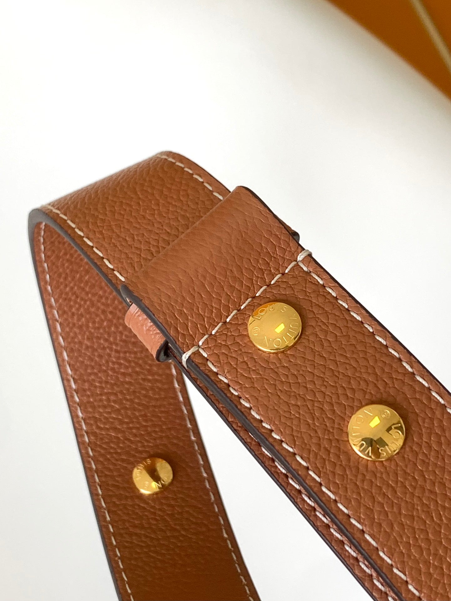 Louis Vuitton Lockme Bucket Bag - Brown Grained Leather with Gold-Tone Hardware