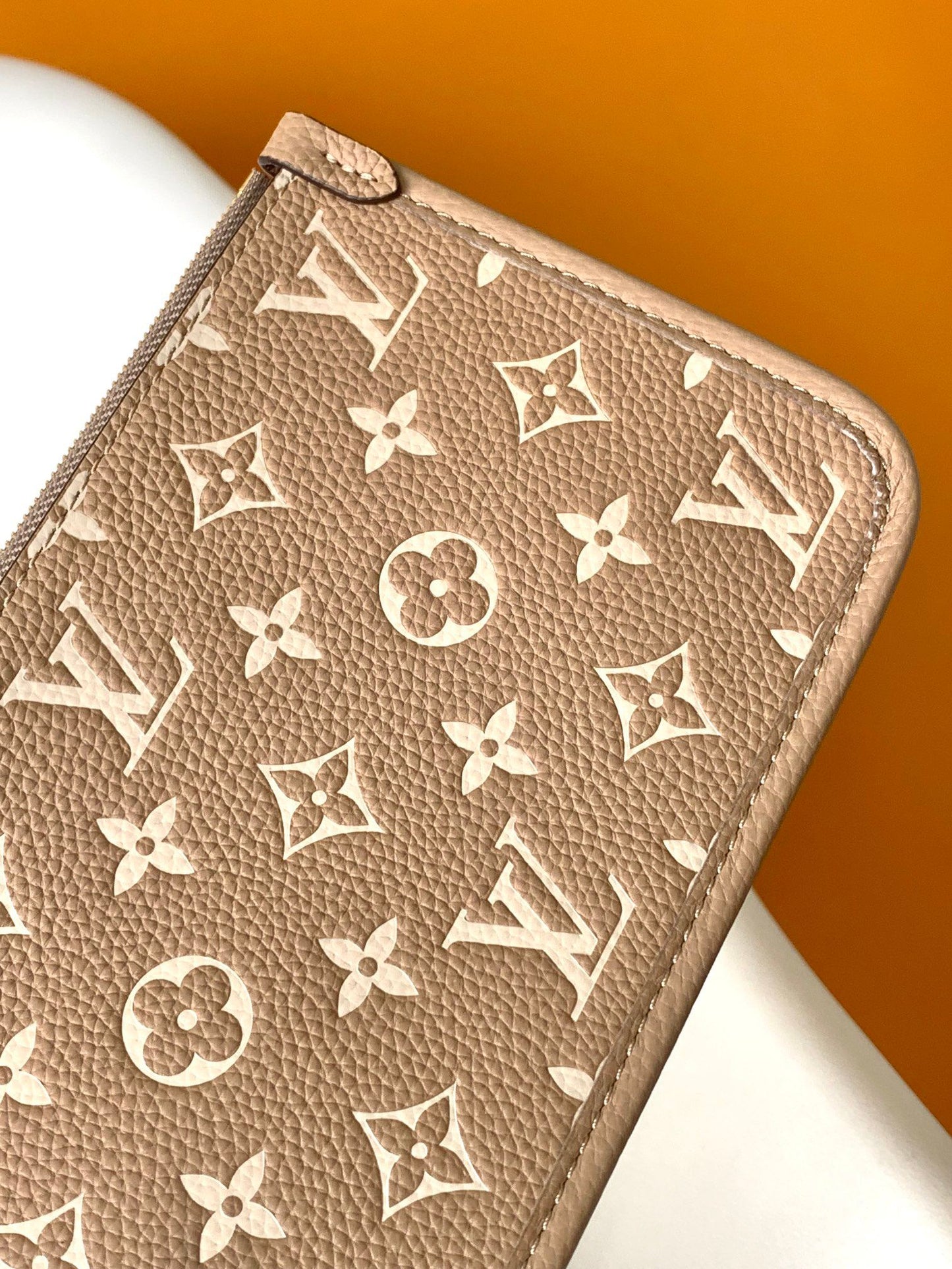 Louis Vuitton Bagatelle Monogram Empreinte Leather Handbag - Turtledove