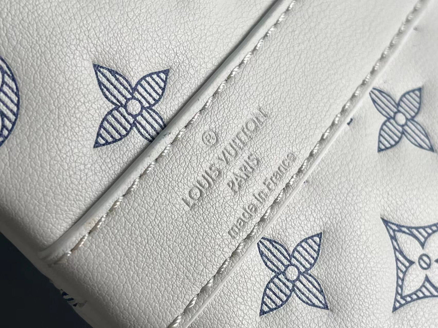Louis Vuitton Keepall Bandoulière 50 Monogram White/Grey Duffle Bag