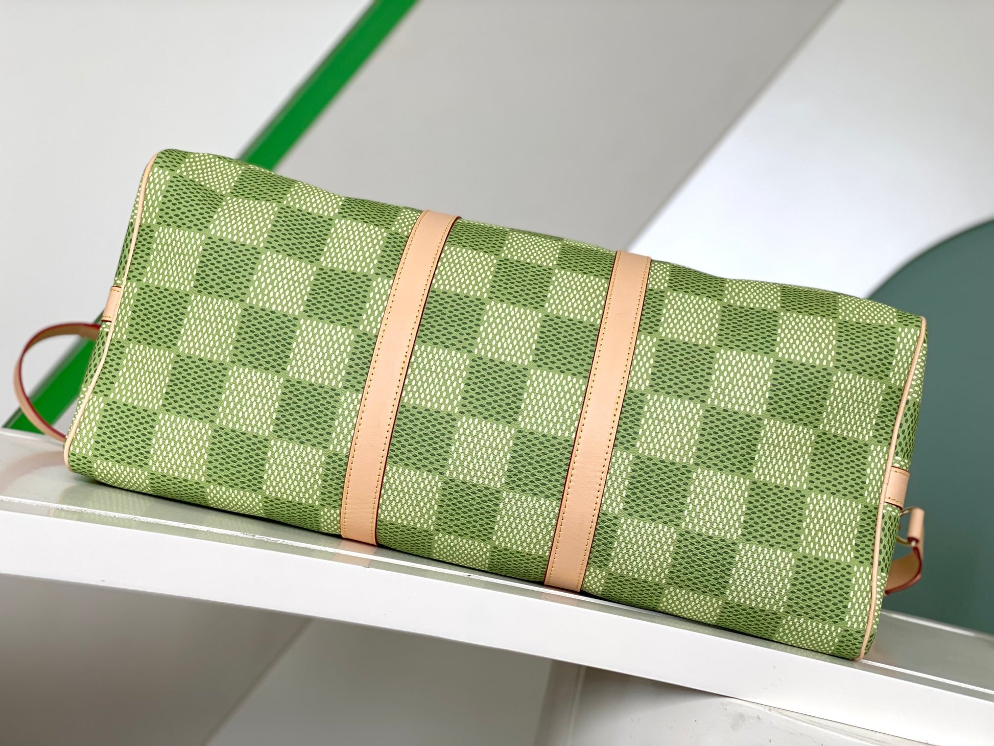 Louis Vuitton Keepall Bandoulière 50 Damier Pop Green
