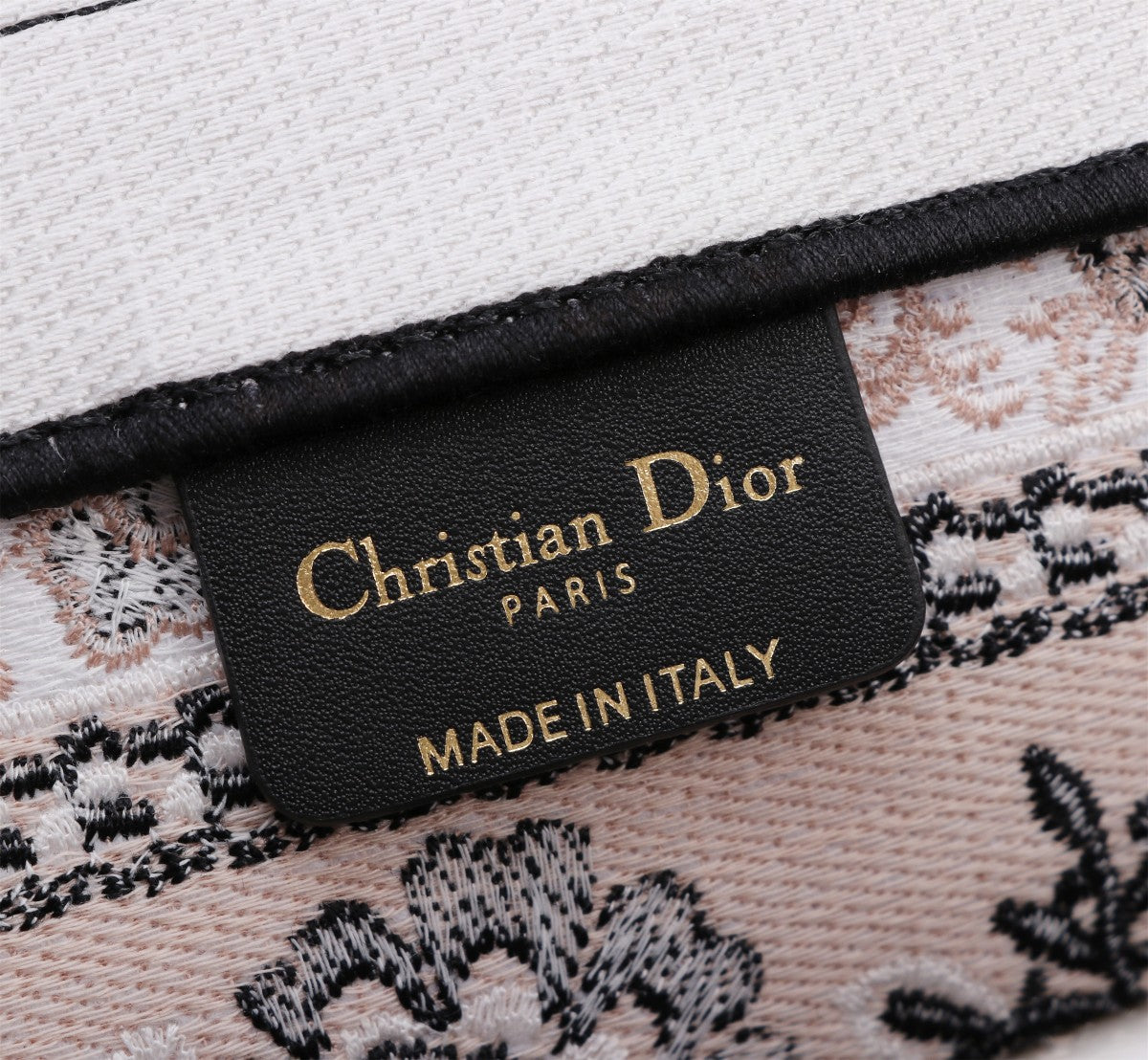 Christian Dior Medium Book Tote - Butterfly Print Canvas Designer Handbag