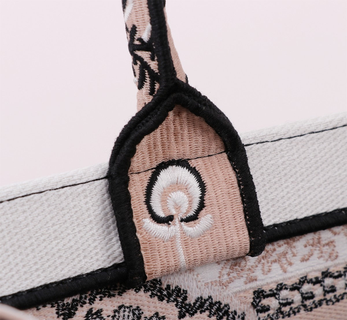 Christian Dior Large Book Tote with Butterfly Embroidery