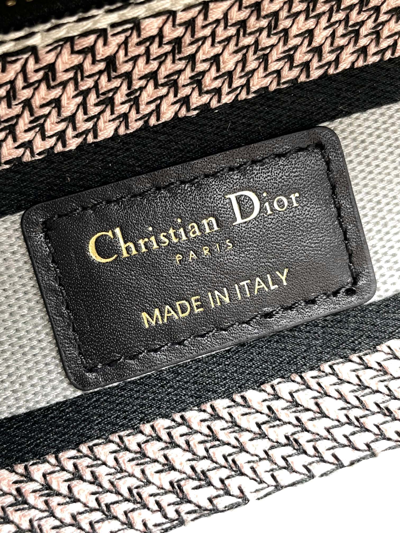 Christian Dior Lady D-Lite Medium Embroidered Floral Handbag