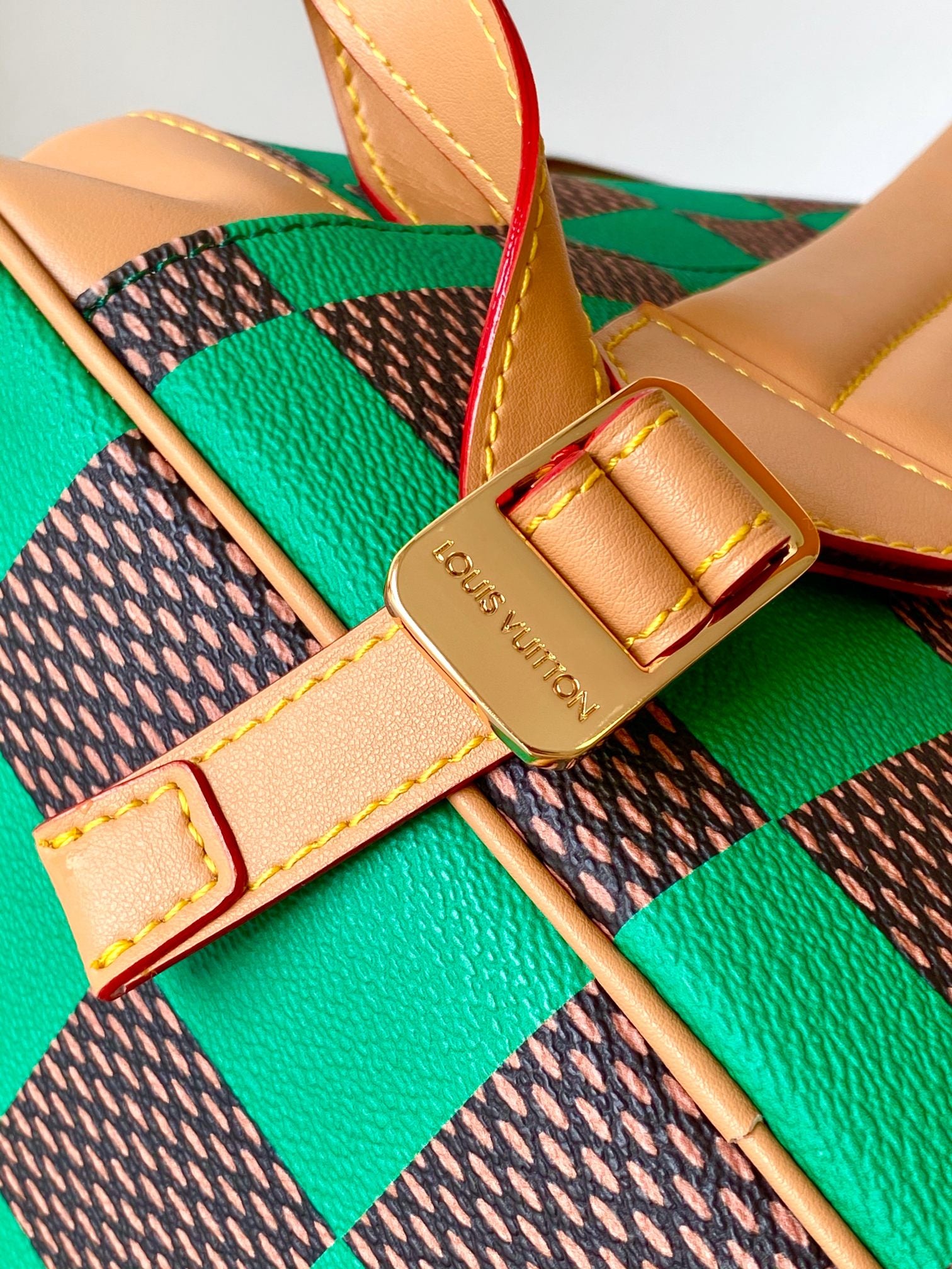 Louis Vuitton Christopher PM Backpack Damier Pop Green