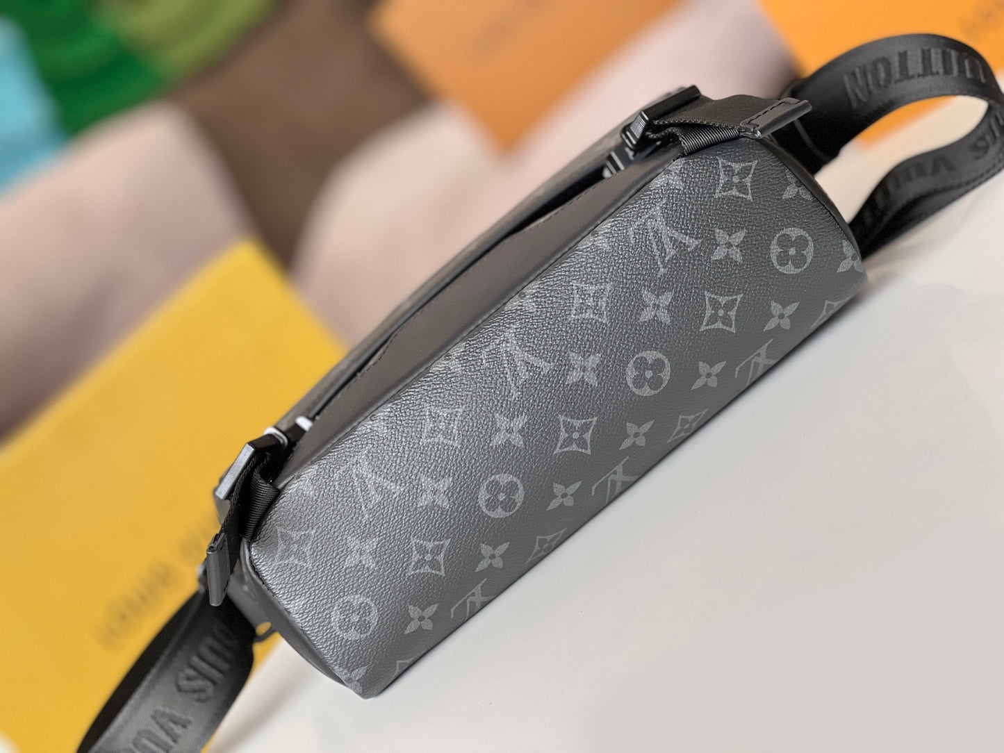 Louis Vuitton Trio Messenger Bag - Monogram Eclipse Canvas - Black/Grey