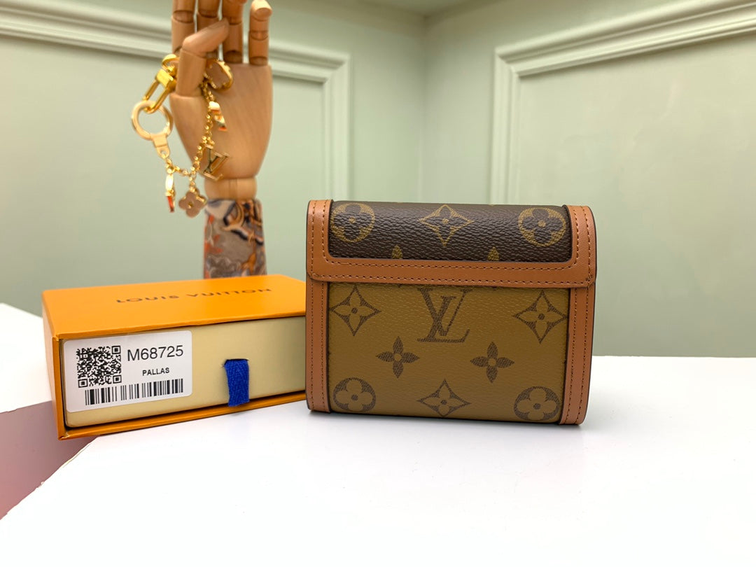 Louis Vuitton Dauphine Compact Wallet - Monogram &amp; Monogram Reverse Canvas