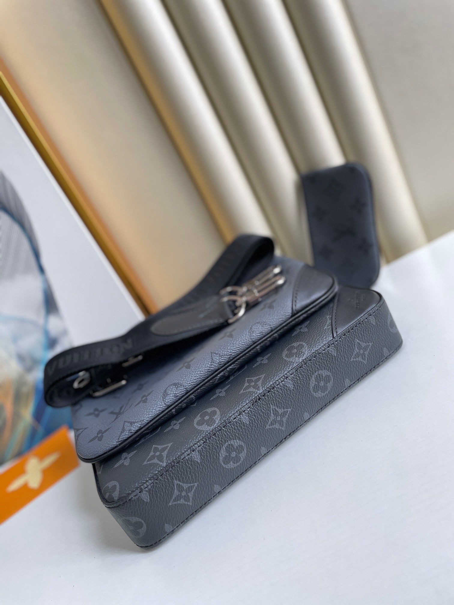 Louis Vuitton Trio Messenger Bag Monogram Eclipse Canvas - Men's Crossbody