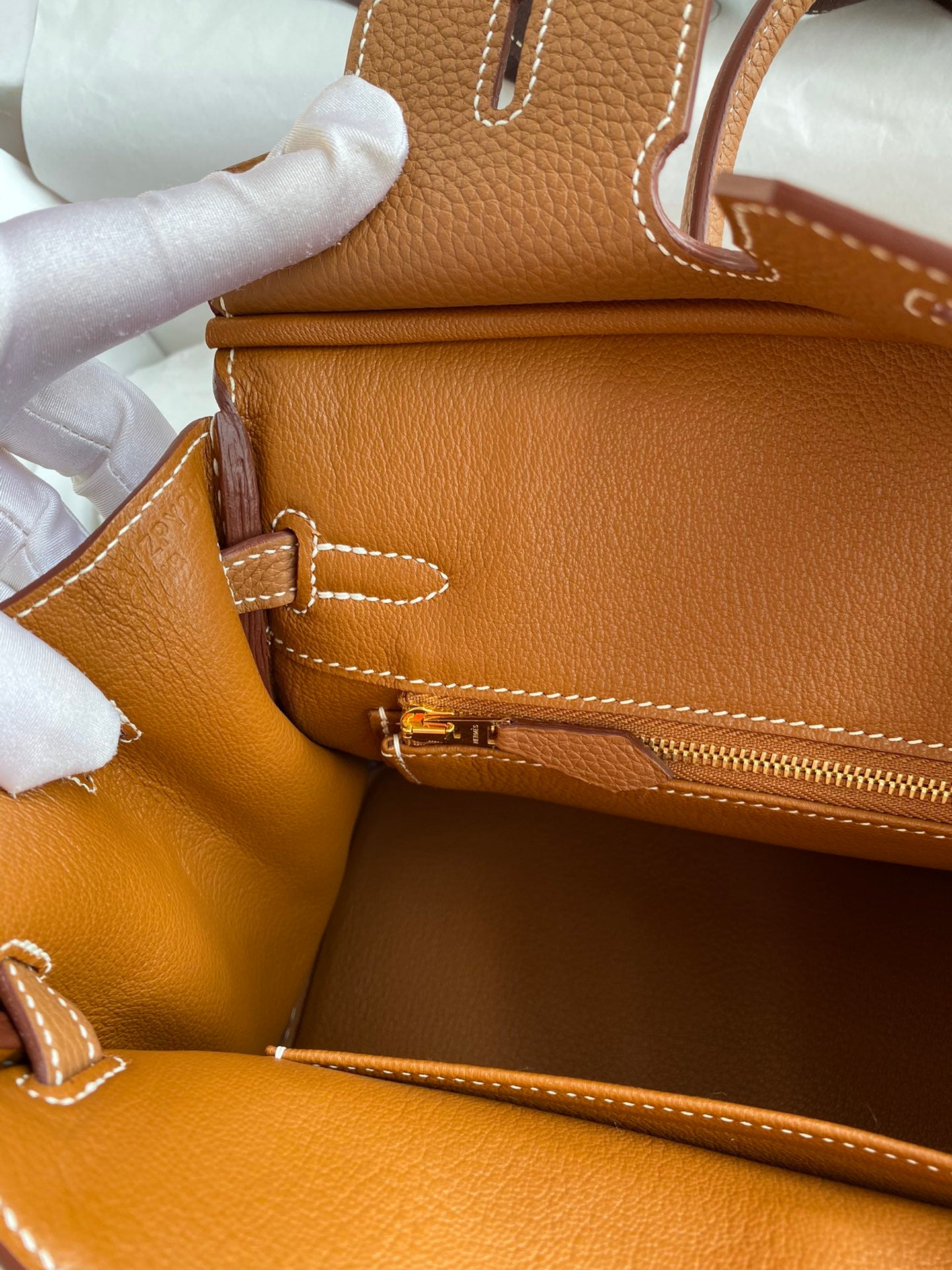 Hermès Birkin 25 Gold Togo Leather with Gold Hardware