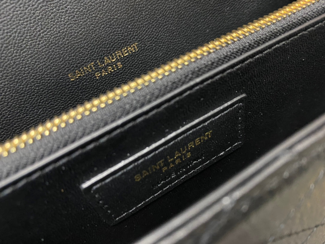 Saint Laurent Gaby Micro Bag in Quilted Lambskin - Black