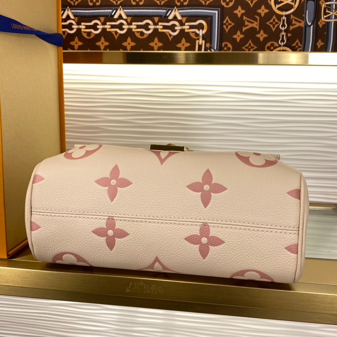 Louis Vuitton Monogram Empreinte Giant Pochette Métis East West Bag - Beige/Pink