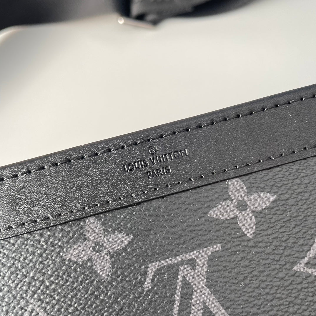 Louis Vuitton Trio Messenger Bag - Monogram Eclipse & Reverse Canvas - Men's Crossbody