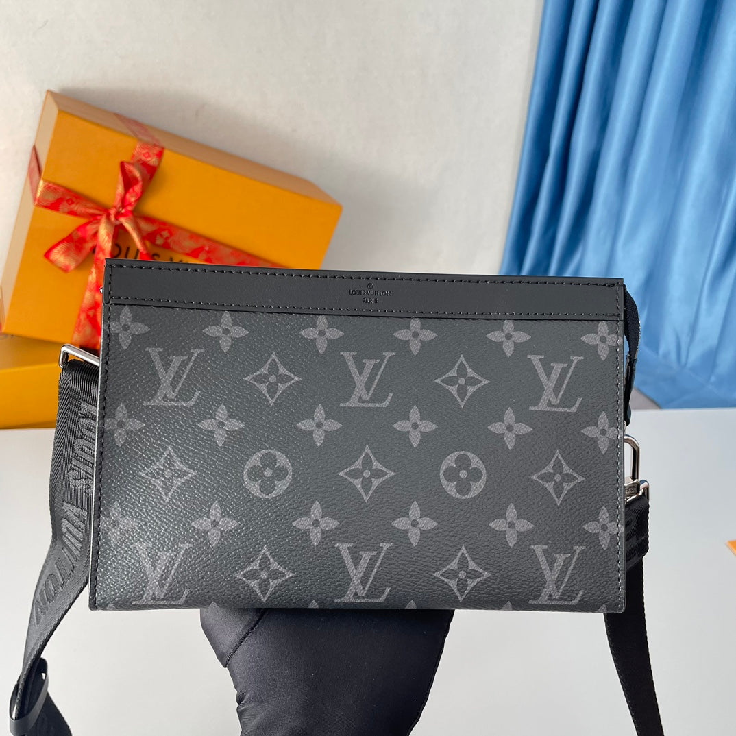 Louis Vuitton Trio Messenger Bag - Monogram Eclipse &amp; Reverse Canvas - Men's Crossbody