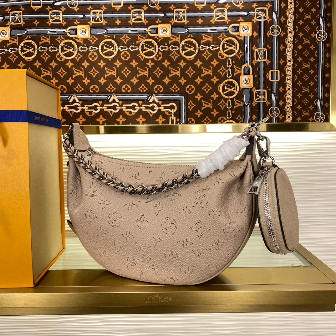 Louis Vuitton Over the Moon Mahina Leather Handbag - Galet