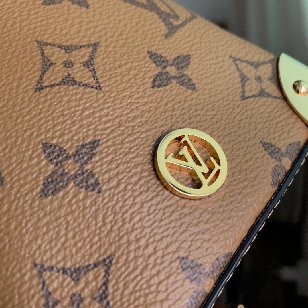 Louis Vuitton Monogram Giant Mini Bucket Bag with Gold-Tone Hardware