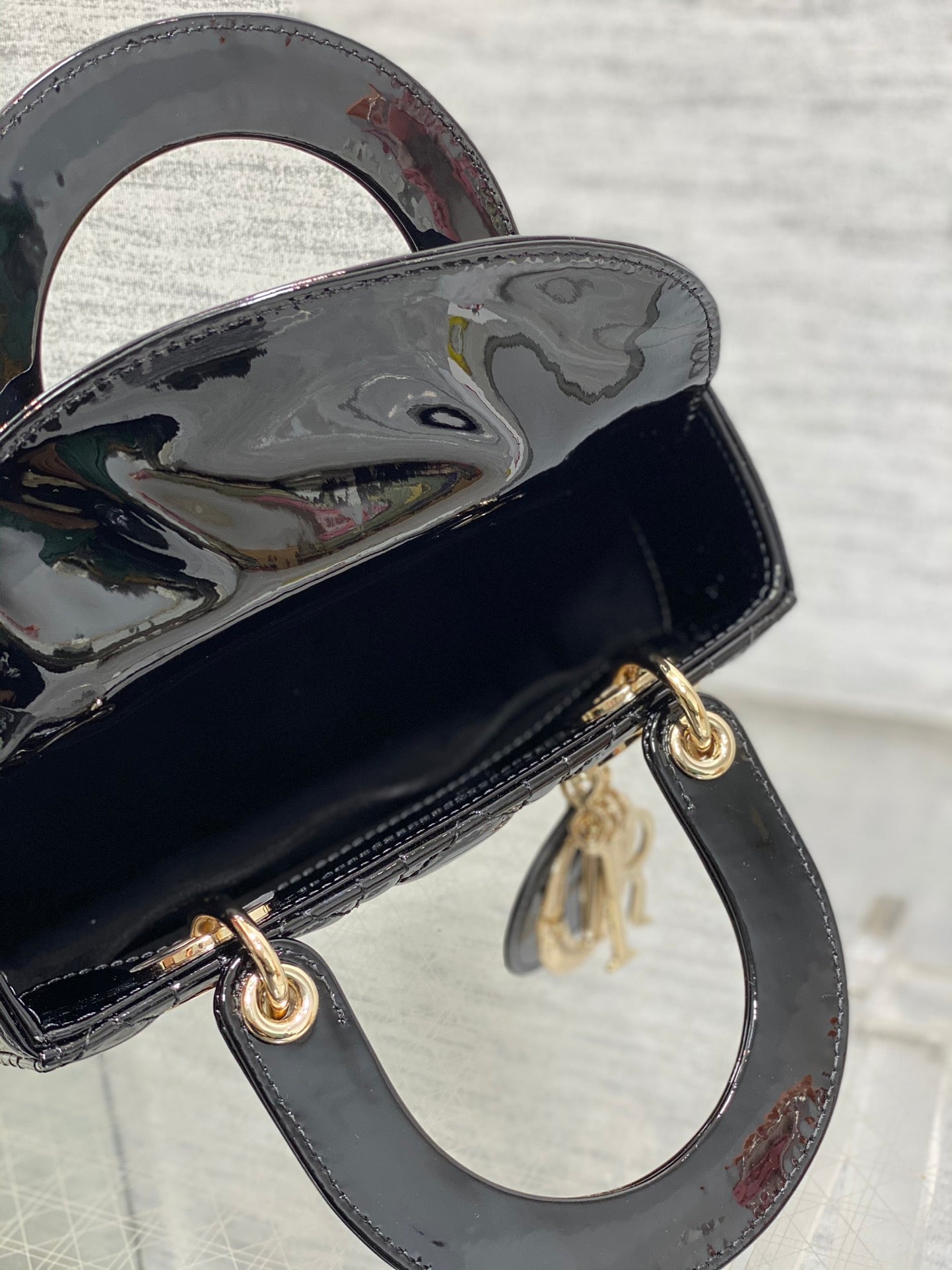 Christian Dior Small Lady Dior My ABCDior Bag - Black Cannage Lambskin
