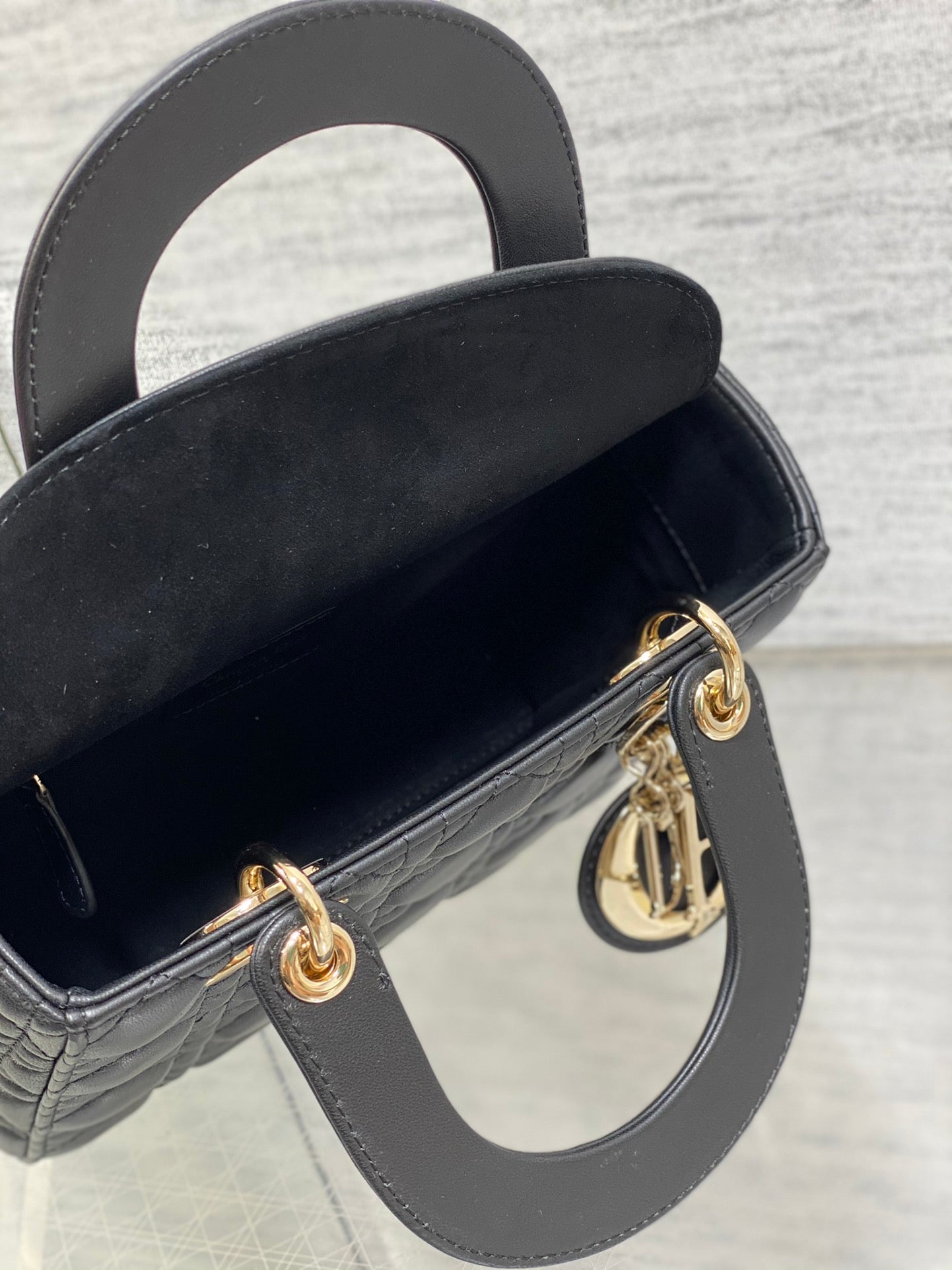 Lady Dior My ABCDior Small Bag - Black Cannage Lambskin