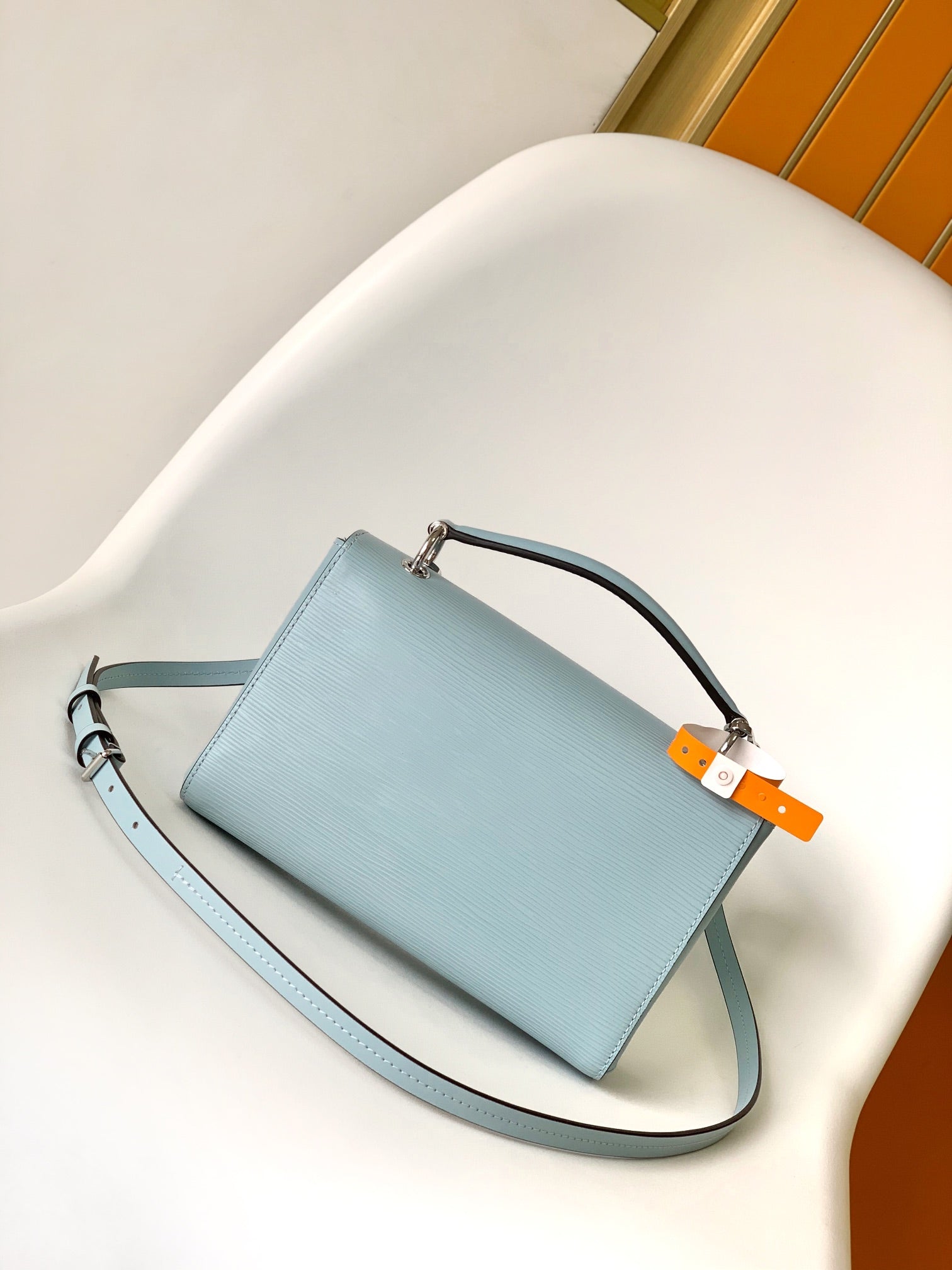 Louis Vuitton Cléry Epi Leather Handbag - Light Blue