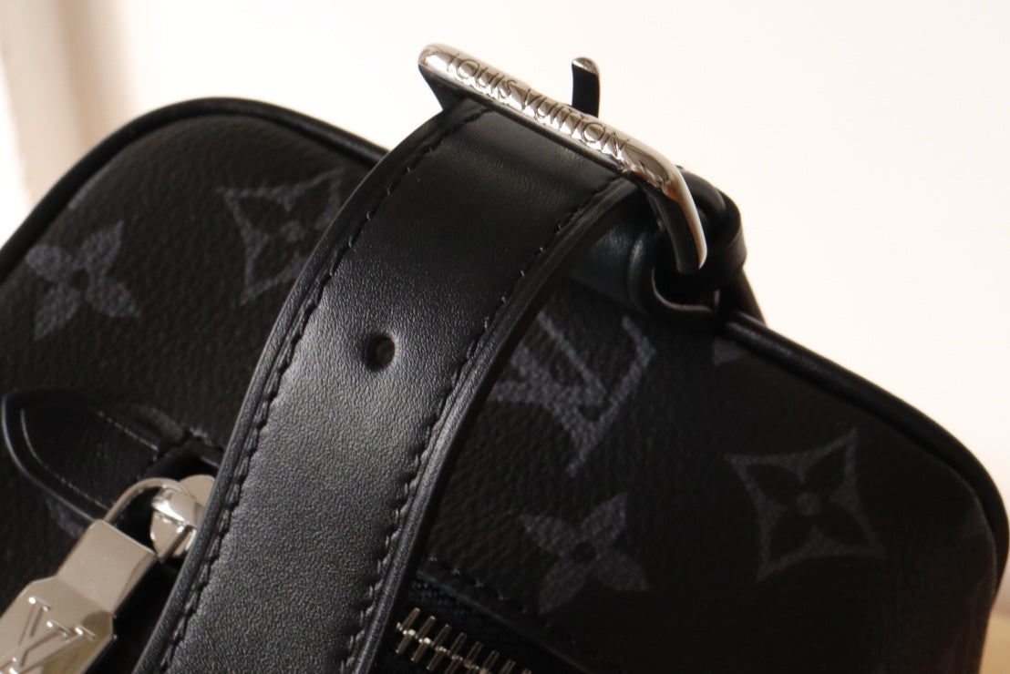 Louis Vuitton Monogram Eclipse Doppel Kit Toiletry Bag