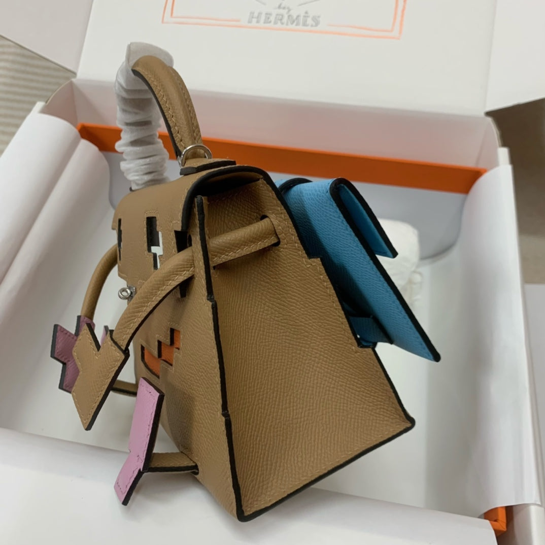 Hermès Kelly Doll Picto Handbag - Chai Epsom Leather Limited Edition Mini Bag