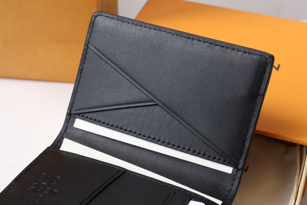 Louis Vuitton Black Taurillon Leather Pocket Organizer
