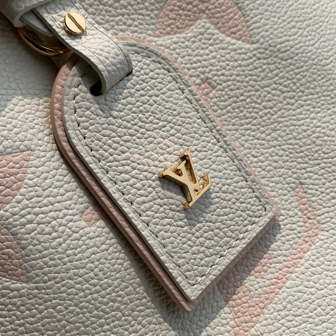 Louis Vuitton Monogram Small Shoulder Bag in White and Light Pink