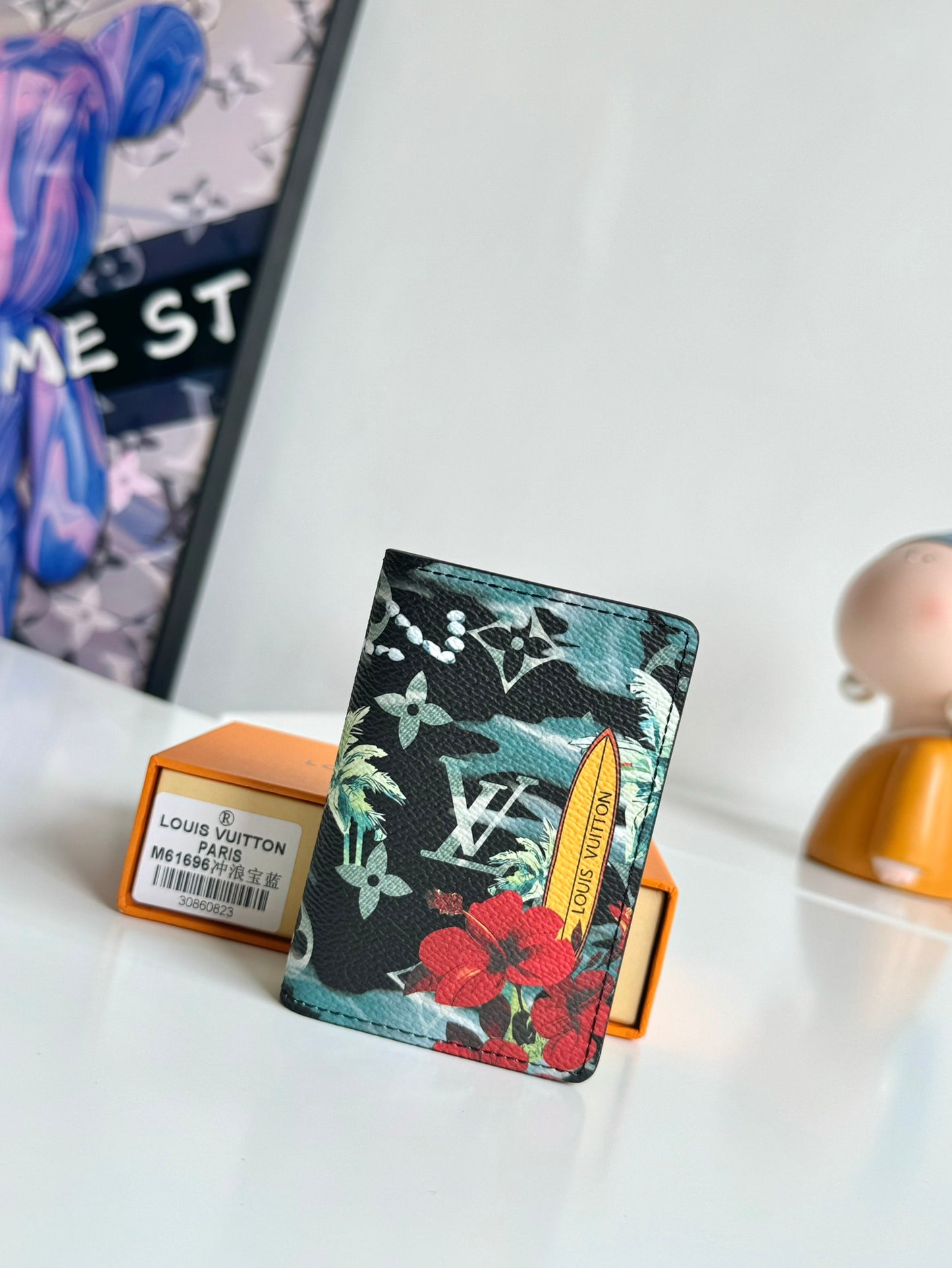 Louis Vuitton Limited Edition Tropical Surf Monogram Passport Cover