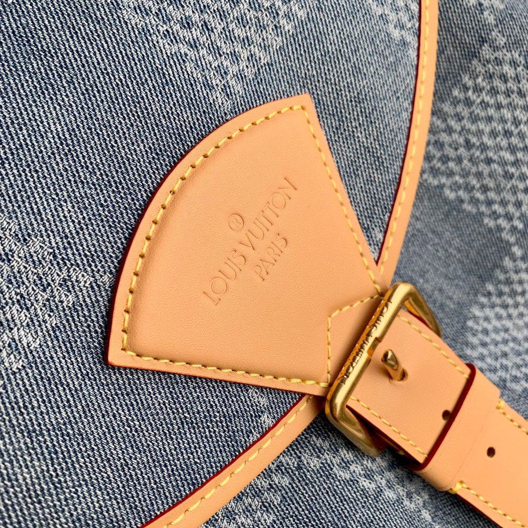 Louis Vuitton Damier Azure Denim Montsouris Backpack