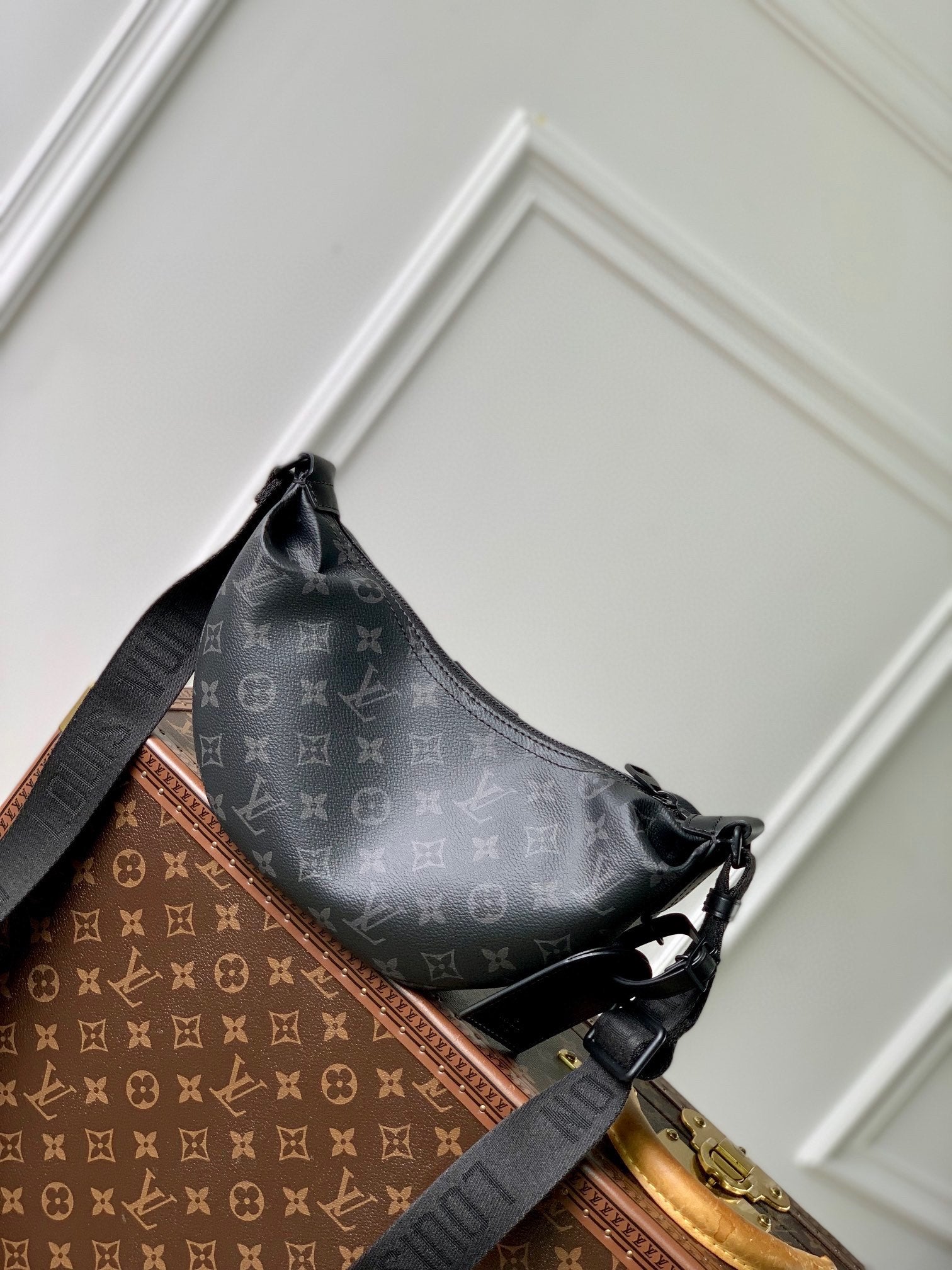 Louis Vuitton Monogram Eclipse Bumbag - Men's Luxury Belt Bag