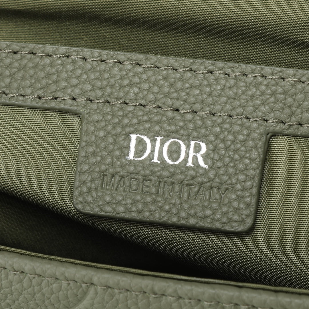 Dior Safari Messenger Bag Olive Green Oblique Canvas