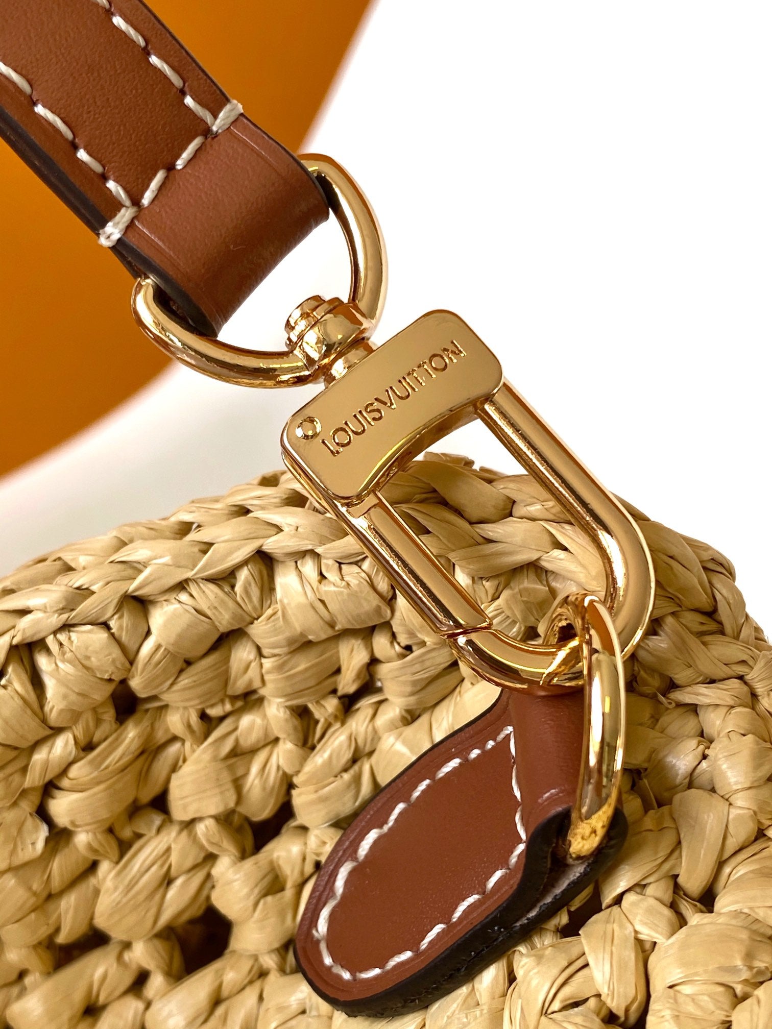 Louis Vuitton Papillon BB Raffia Handbag - Natural &amp; Brown