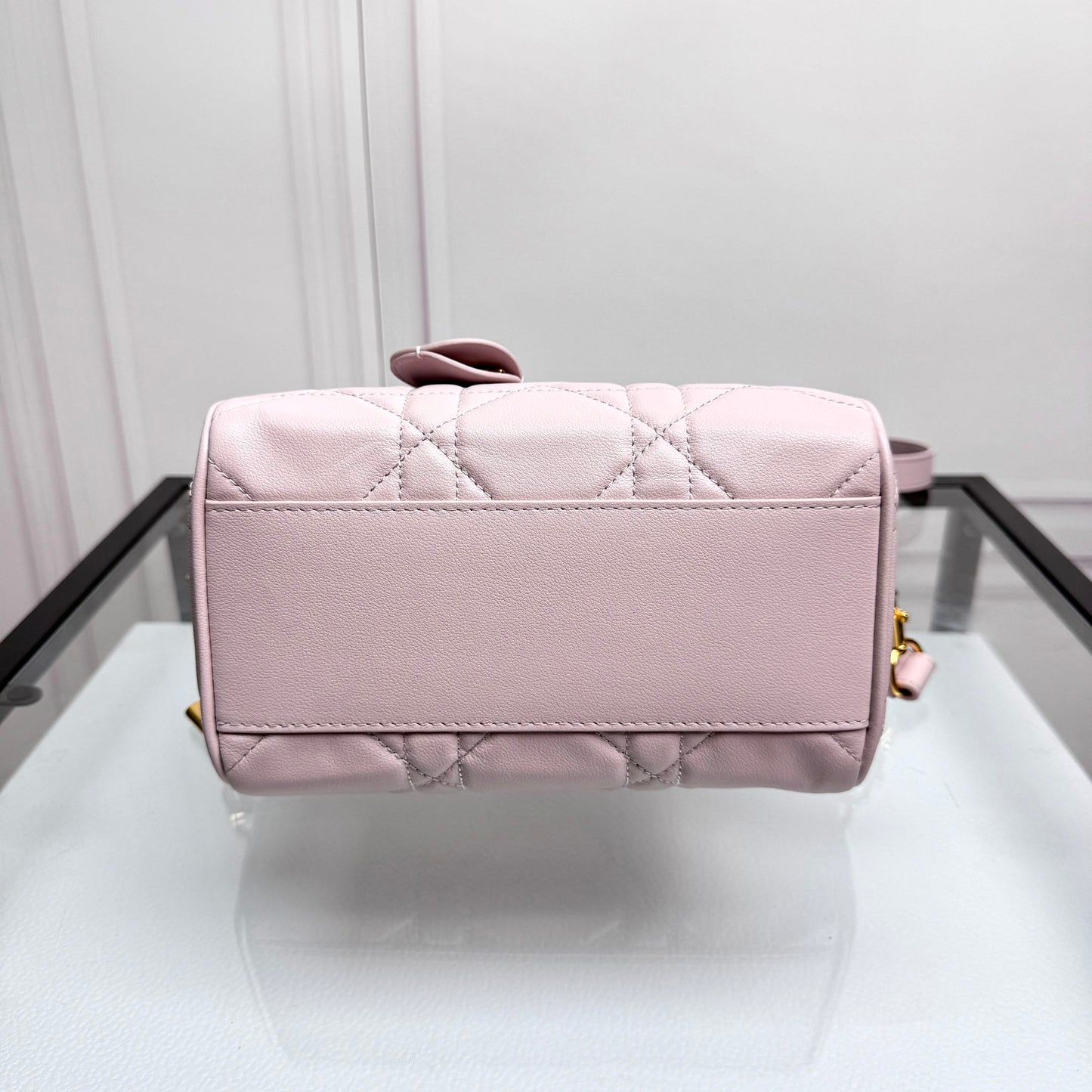 Christian Dior Vibe Micro Bowling Bag - Light Purple Quilted Lambskin