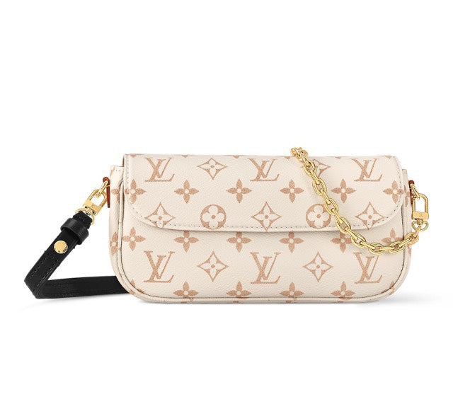 Louis Vuitton Monogram Empreinte Pochette Metis East West - Cream/Beige Leather