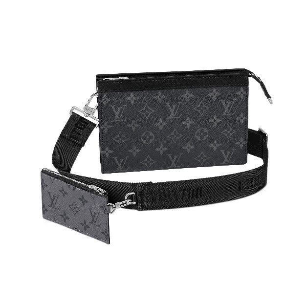 Louis Vuitton Trio Messenger Bag - Monogram Eclipse & Reverse Canvas - Men's Crossbody