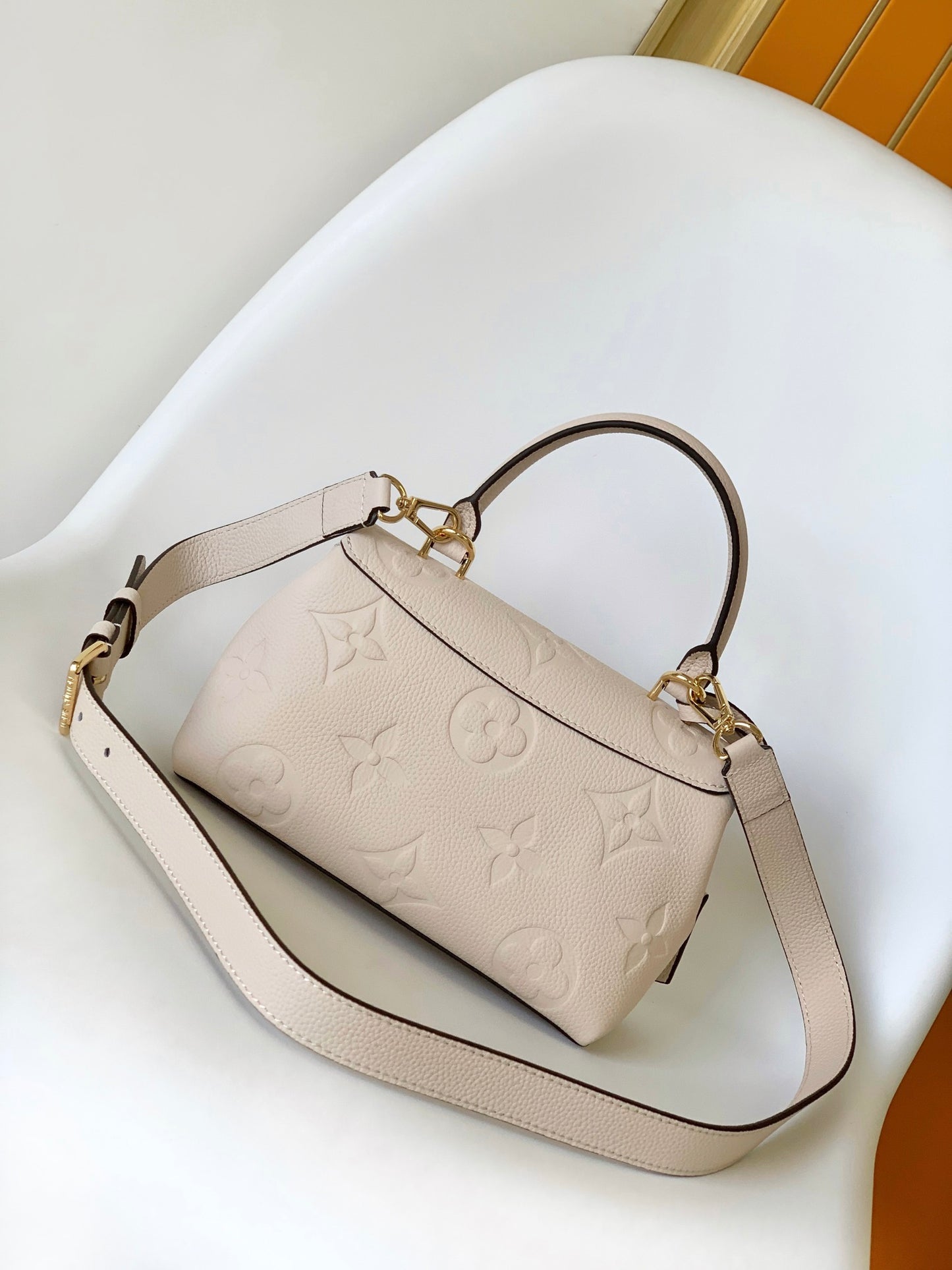 Louis Vuitton Madeleine BB Monogram Empreinte Leather Handbag - Crème
