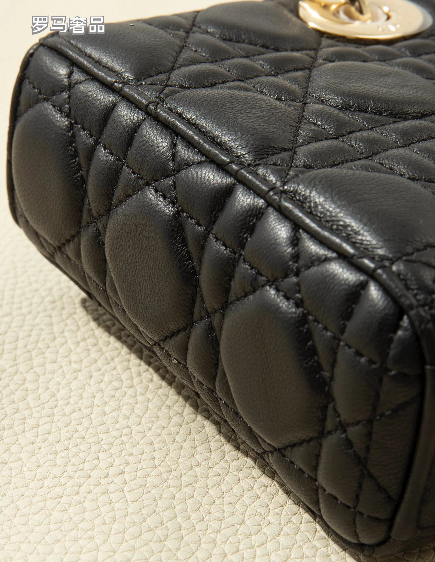 Dior Lady D-Joy Bag - Black Ultra-Matte Cannage Calfskin Luxury Handbag