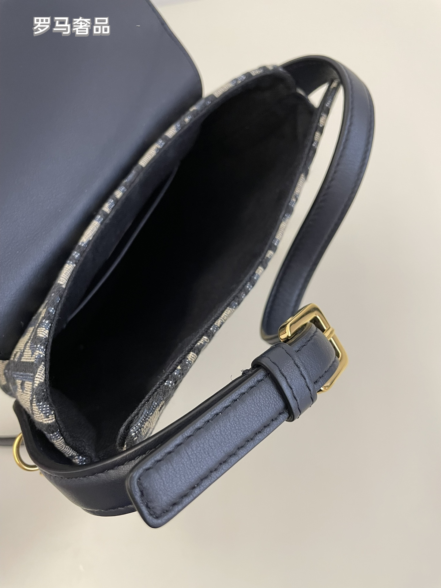 Dior Small C'est Dior Bucket Bag - Blue Dior Oblique Jacquard with Gold-Finish Metal
