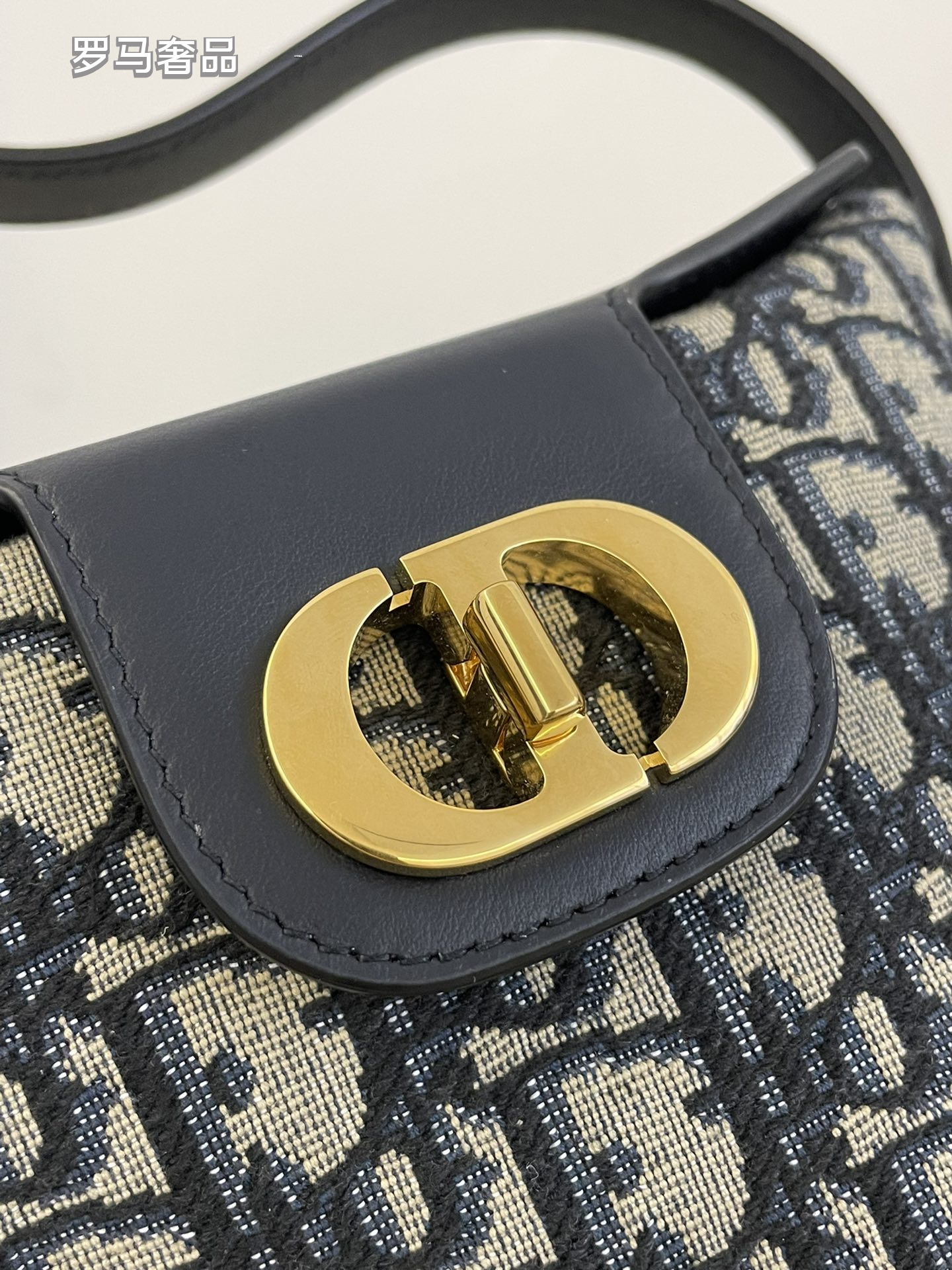 Dior Small C'est Dior Bucket Bag - Blue Dior Oblique Jacquard with Gold-Finish Metal